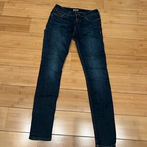 True Religion Dark Indigo Skinny Jeans